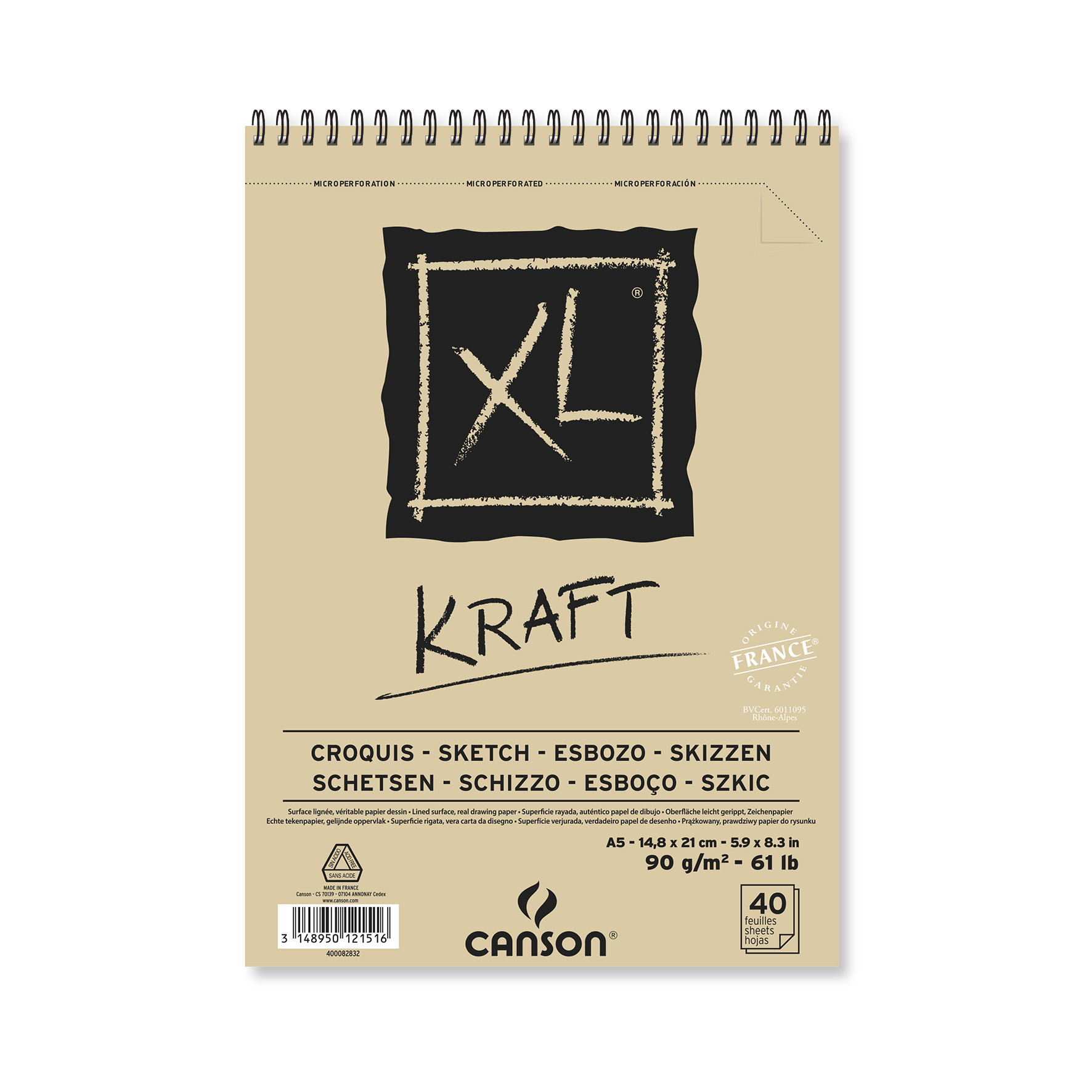 Álbum KRAFT para personalizar 40 hojas