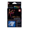 Caja de bolsillo 12 acuarelas Koi - Imagen 4