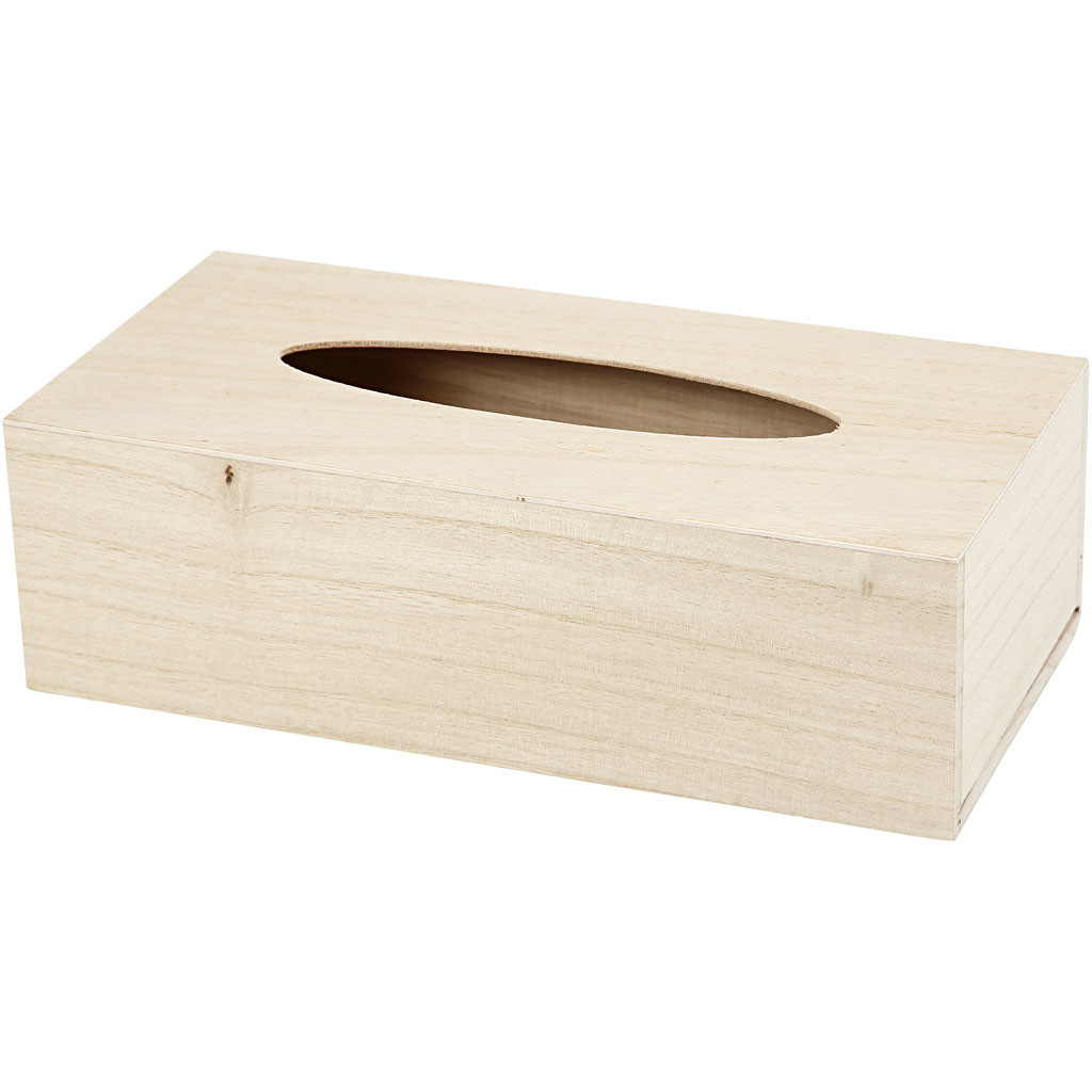 Caja de madera para Kleenex - ArtBendix