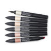 Set surtido Promarker al alcohol 6 tonos carne (set 1) - Imagen 2