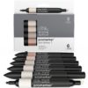 Set surtido Promarker al alcohol 6 tonos carne (set 1)