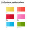 Set surtido Promarker al acohol 6 tonos vibrantes - Imagen 3