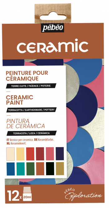 Kit Ceramic, pintura para cerámica, 12x20ml - ArtBendix