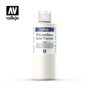 Barniz acrílico satinado en spray Vallejo 400 ml