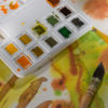CAJA ACUARELA VAN GOGH 12 PASTILLAS TONOS NATURALES + PINCEL - Imagen 2