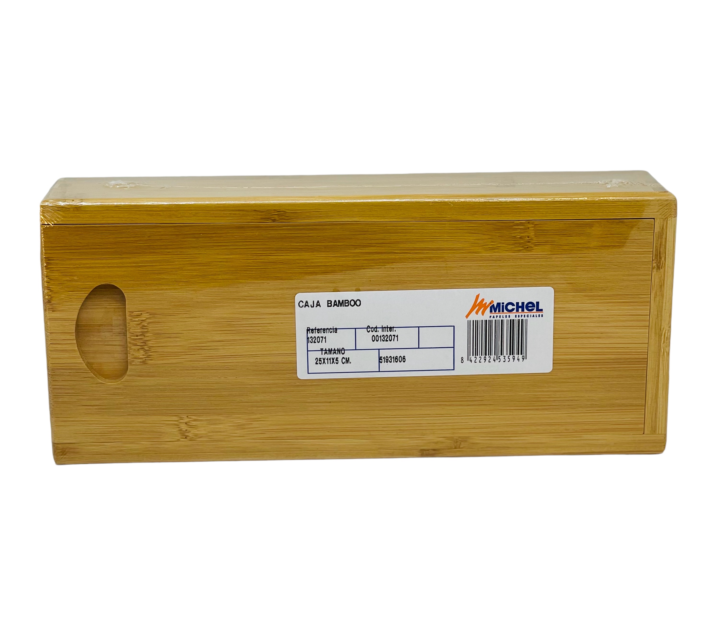 Caja bambu con tapa corredera 25x11x5cm - ArtBendix