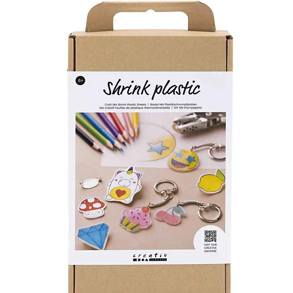 Kit creativo infantil: Plástico mágico -encogible- ArtBendix