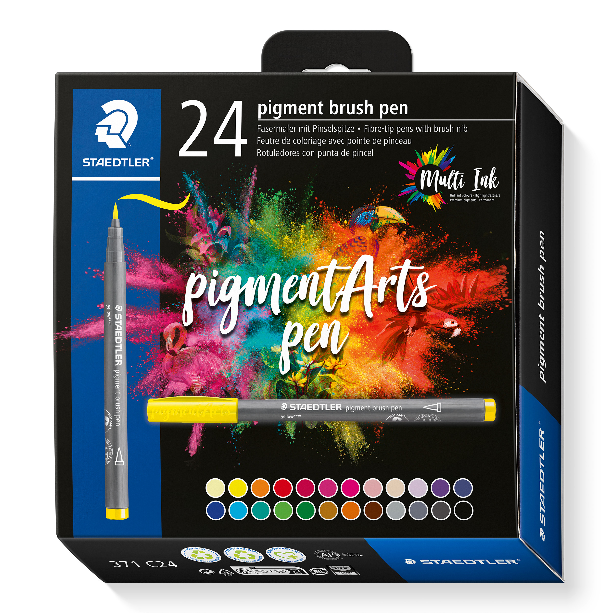 EXCEART 24 rotuladores acrílicos para pintura para rotuladores de pintura,  bolígrafos de pintura verde, bolígrafos de pintura para álbumes de recortes