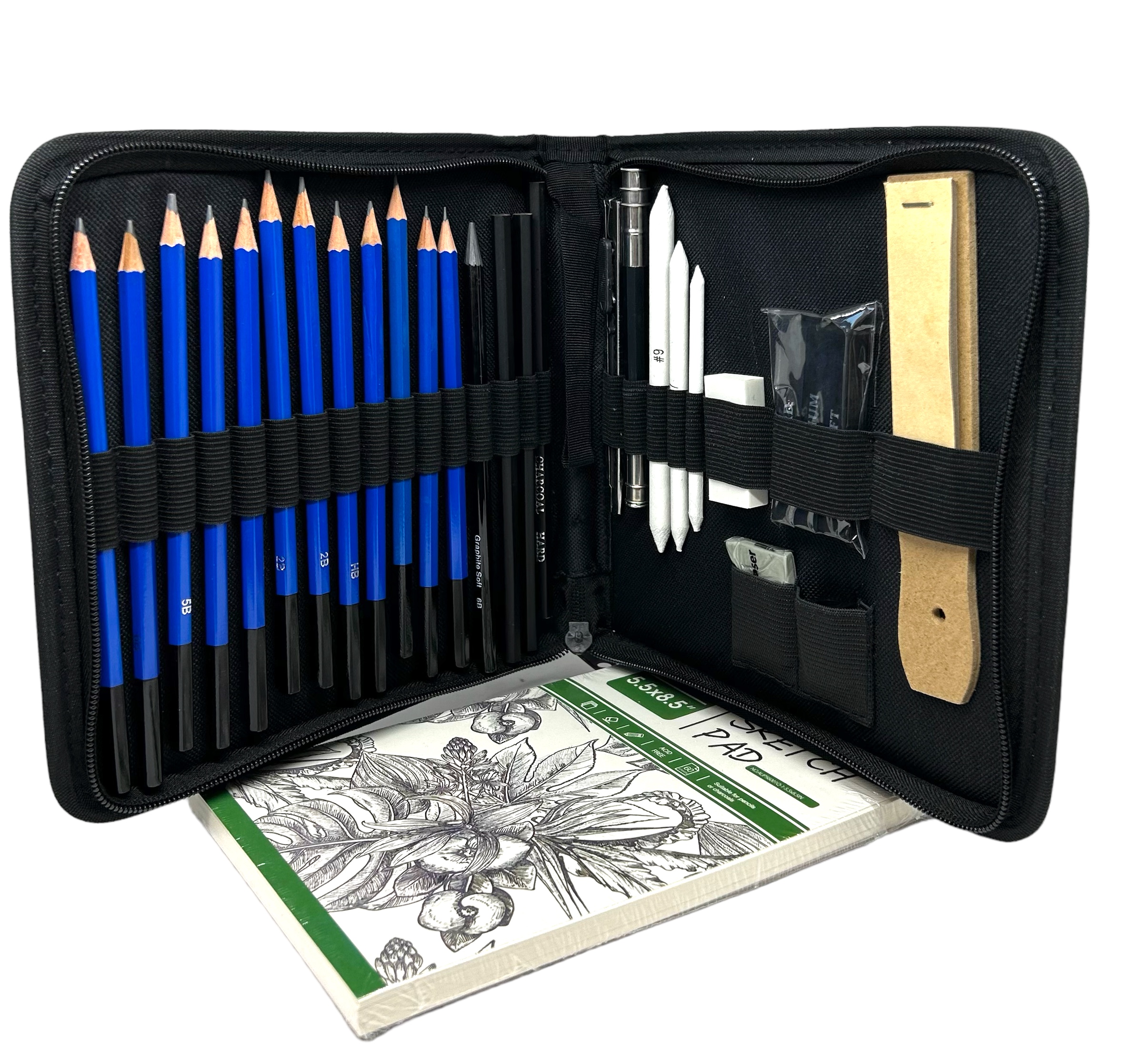 AUREUO Drawing Set - Pencil Set for Sketching and Drawing with 5.5